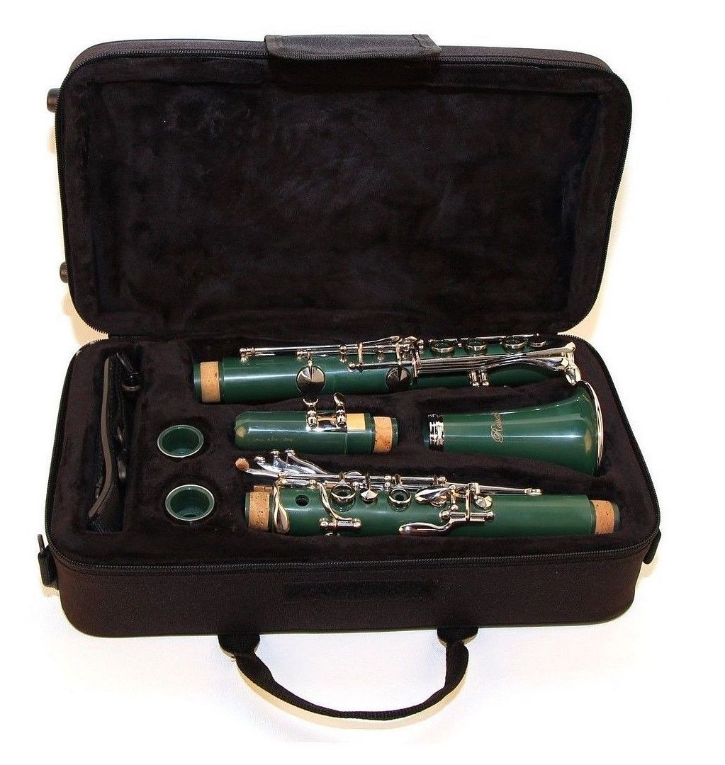 NEW Rossetti Key of Bb Student Band B Flat GREEN with Deluxe